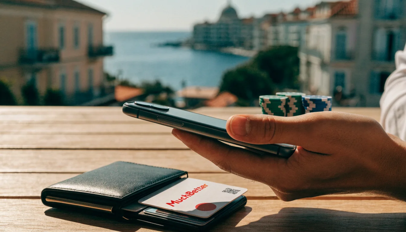Plaćanje putem mobilnog novčanika na kafiću uz more
